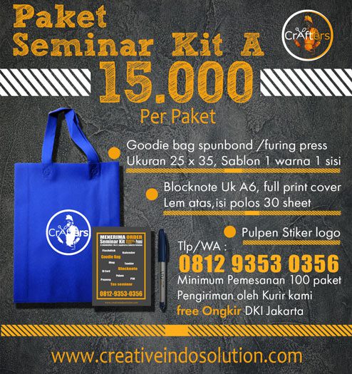Menerima order seminar kit murah , jual seminar kit , seminar kit murah di jakarta, seminar kit jakarta, seminar kit 